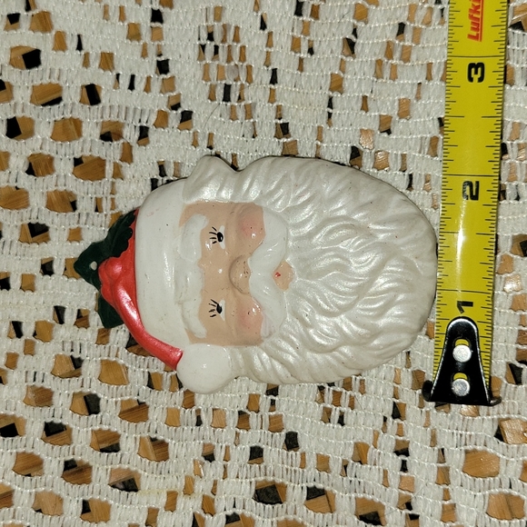 Vintage | Set of 5 Hand Painted Ceramic  Christmas Ornaments - Picture 5 of 14